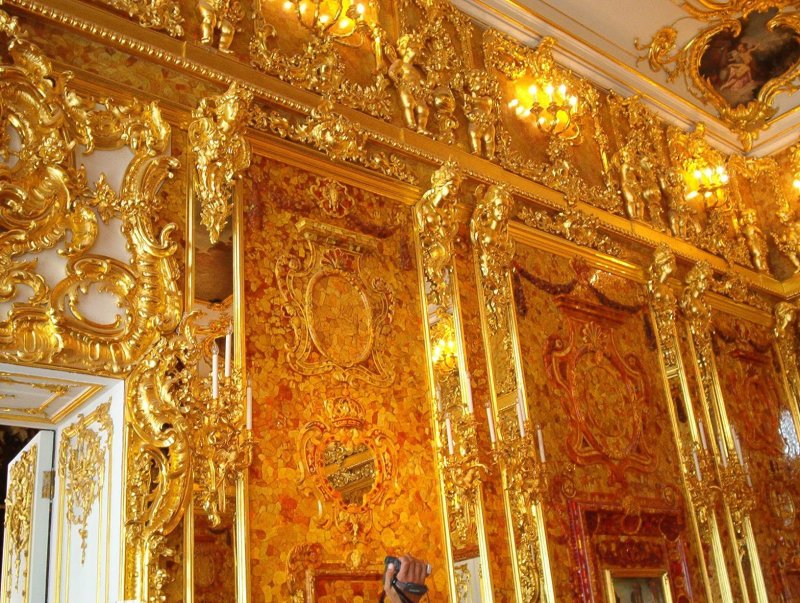 Екатерининский дворец янтарная комната