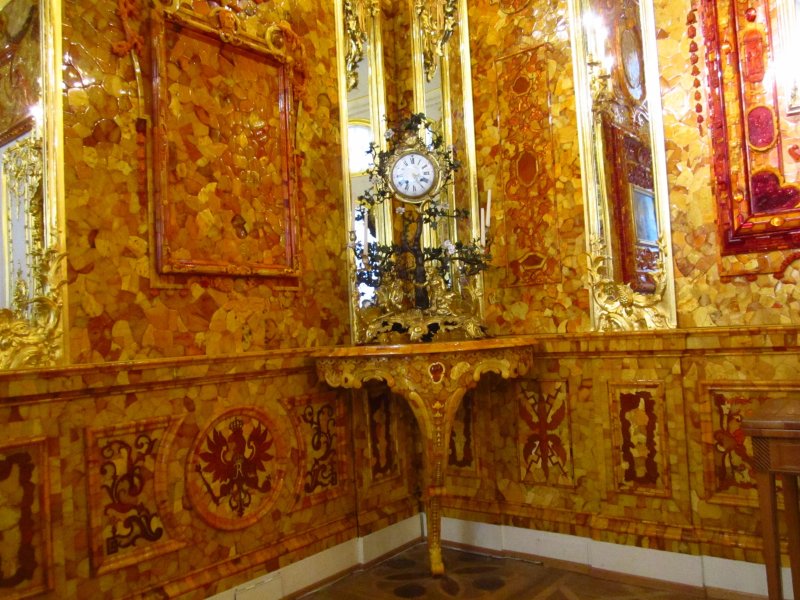 Екатерининский дворец в санкт петербурге янтарная комната