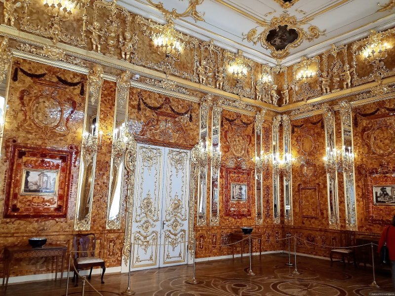 Екатерининский дворец янтарная комната