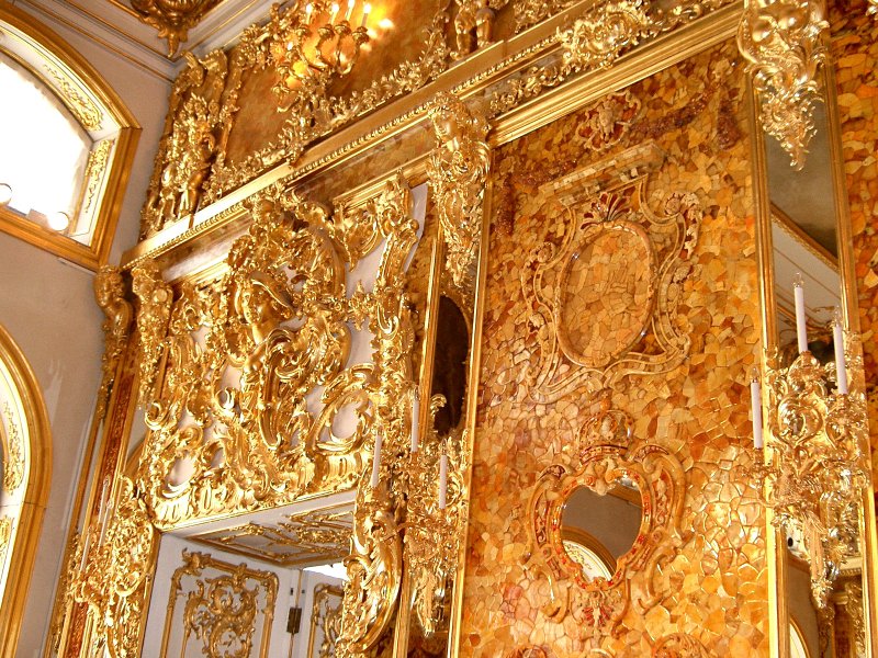 Екатерининский дворец янтарная комната