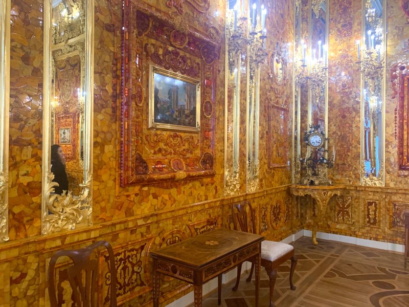 Екатерининский дворец янтарная комната