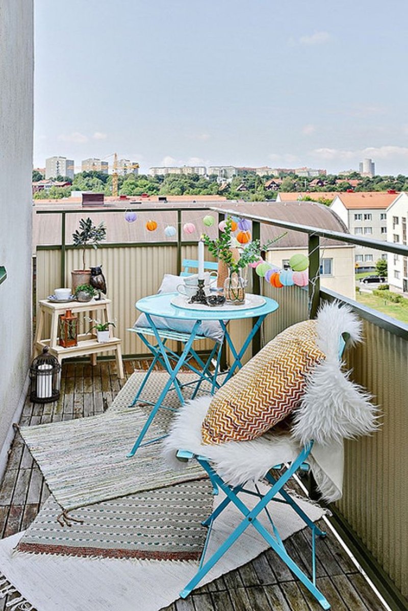 Balkon dekorasyonu