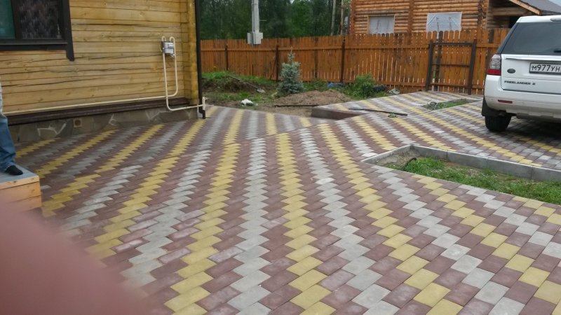 Тротуарная плитка брусчатка
