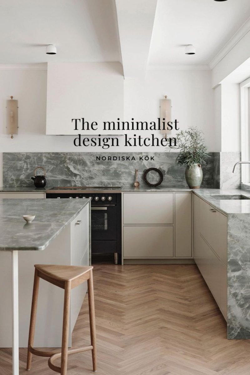 Minimalist kitchen design
