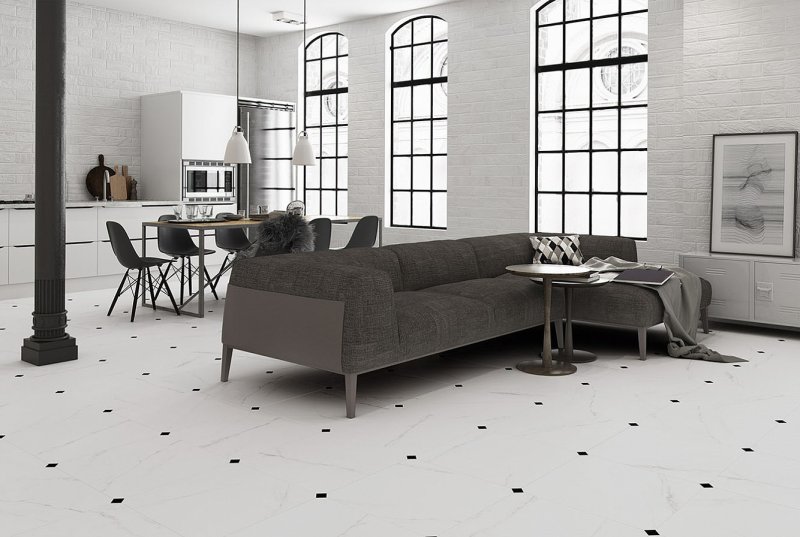 Керамогранит gayafores octogono verona blanco