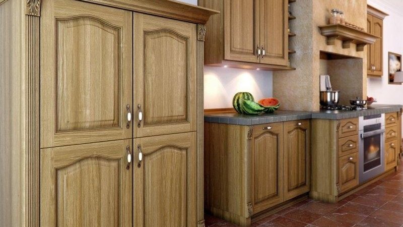 Кухни деревянные