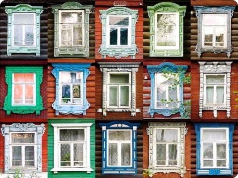 Пластиковые окна в деревенском доме
