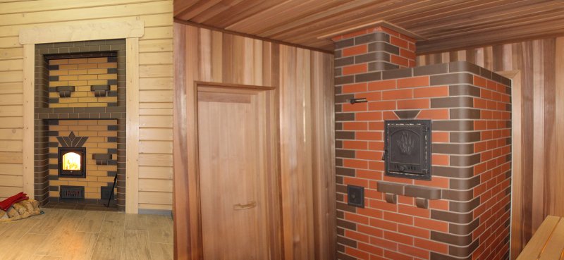 Кирпичная печь для бани
