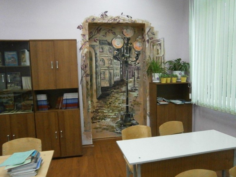 Кабинет русского языка и литературы в школе