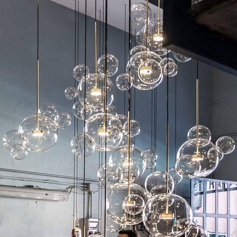 Люстра glass bubble chandelier