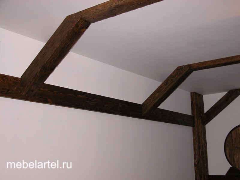 Фальш балки потолочные из дерева