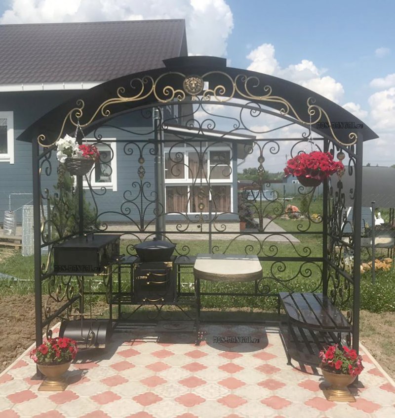 Мангальная беседка султан