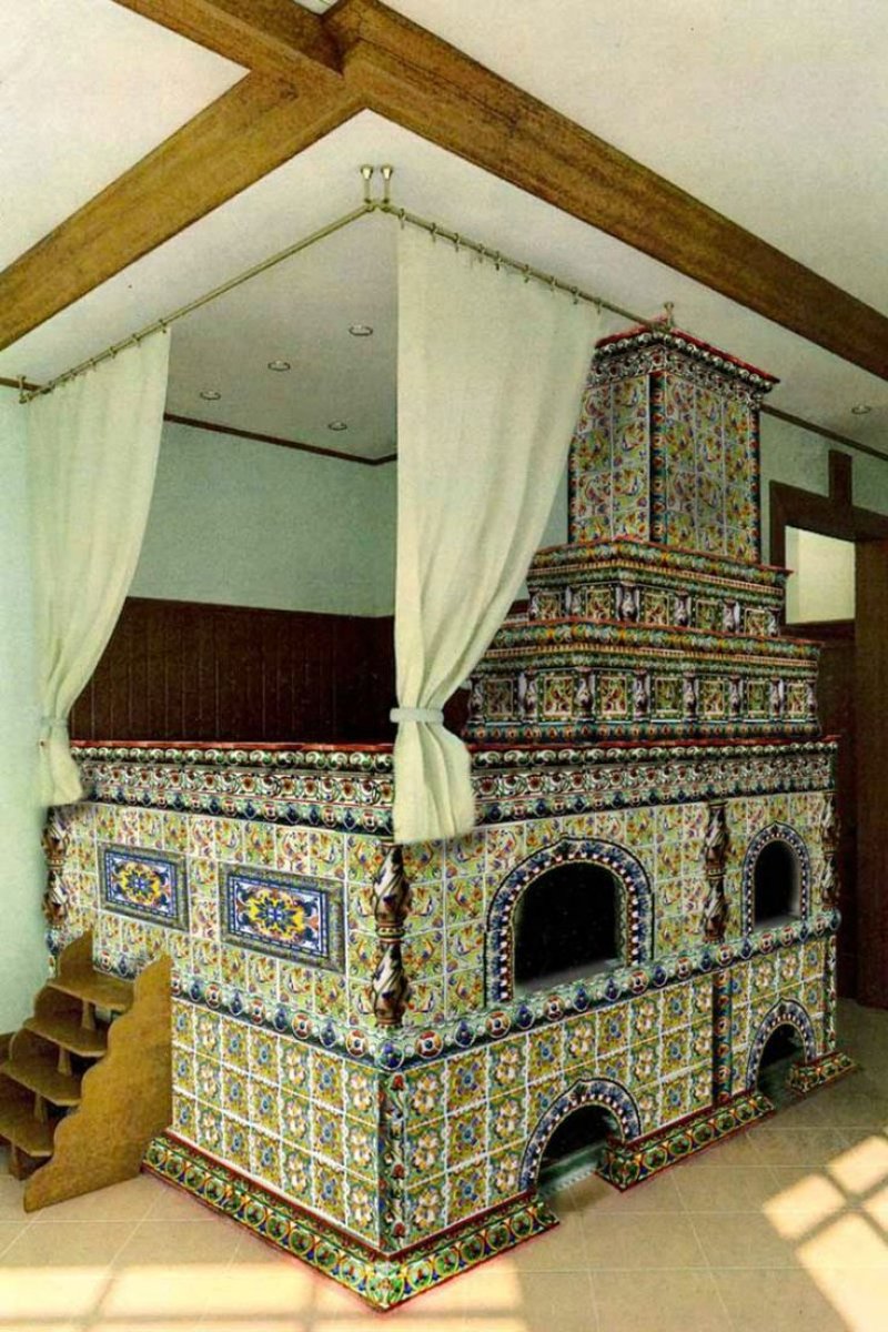 Печь с лежанкой широкова