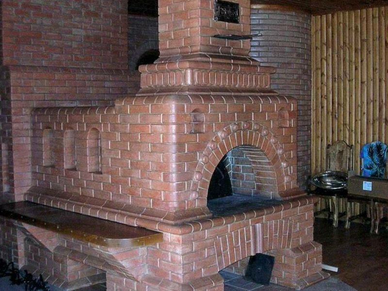 Печи камины из кирпича
