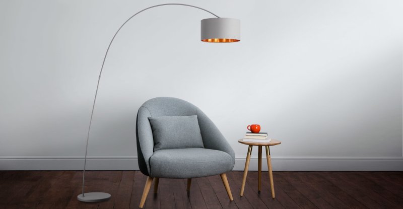 Торшер the arc black metal floor lamp