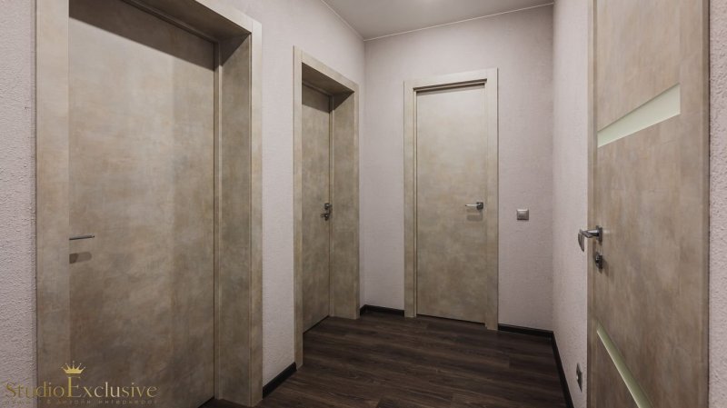 Светлые двери в интерьере
