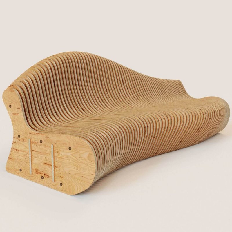 Параметрические скамейки parametric bench