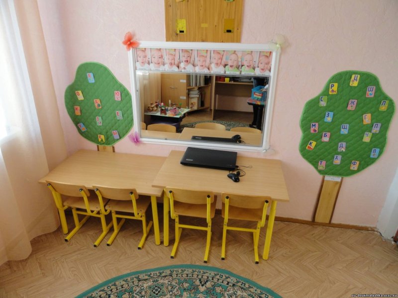 Кабинет логопеда в детском саду