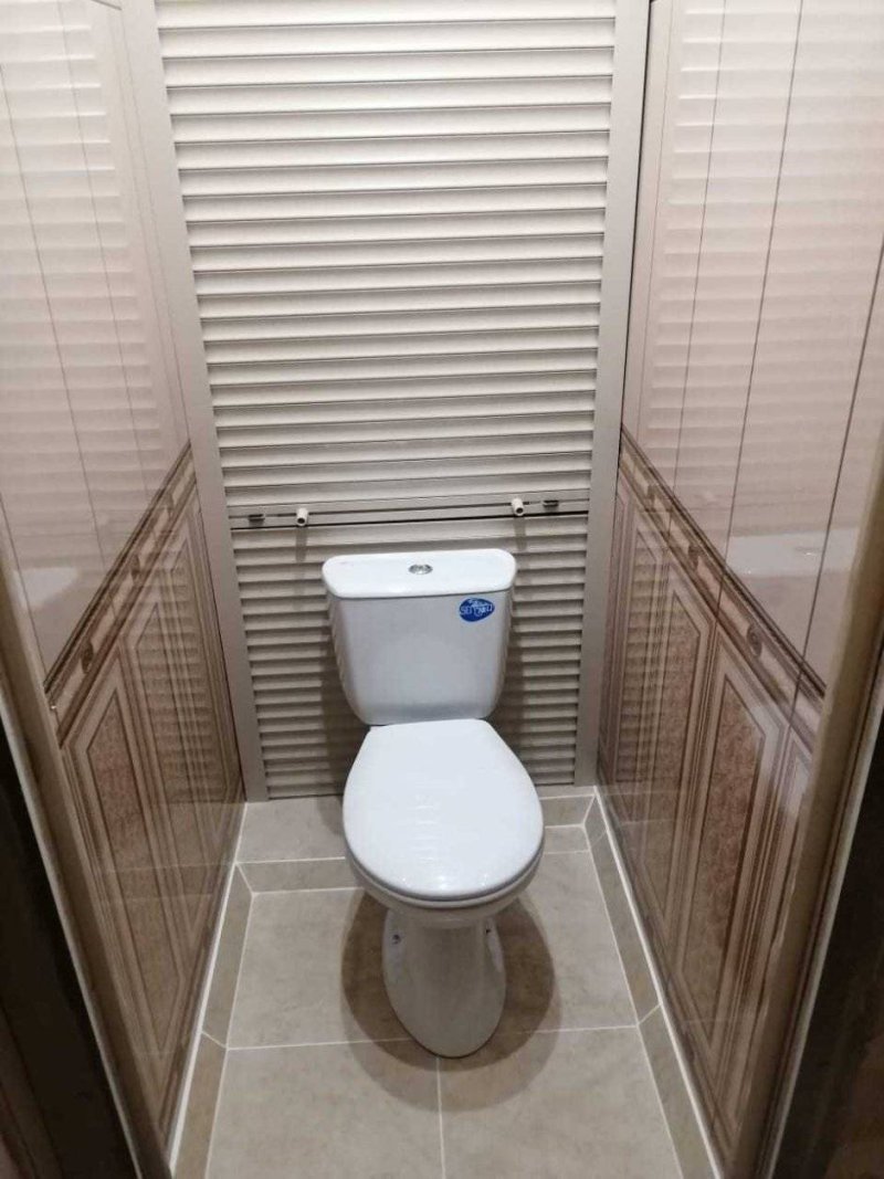 Туалет из пвх панелей