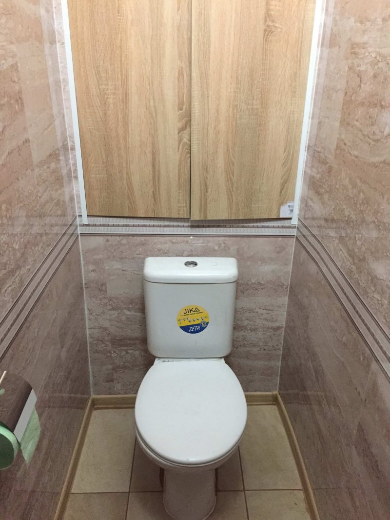 Туалет из пвх панелей