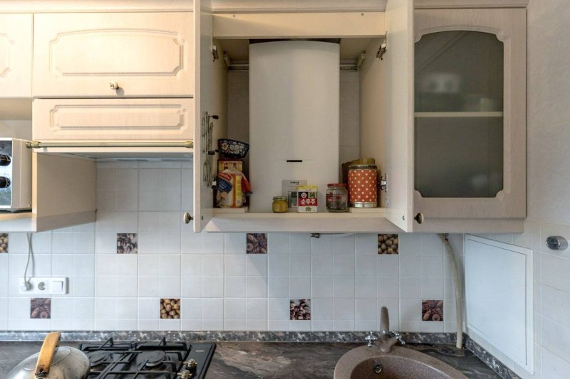 Маленькие кухни с газовой колонкой