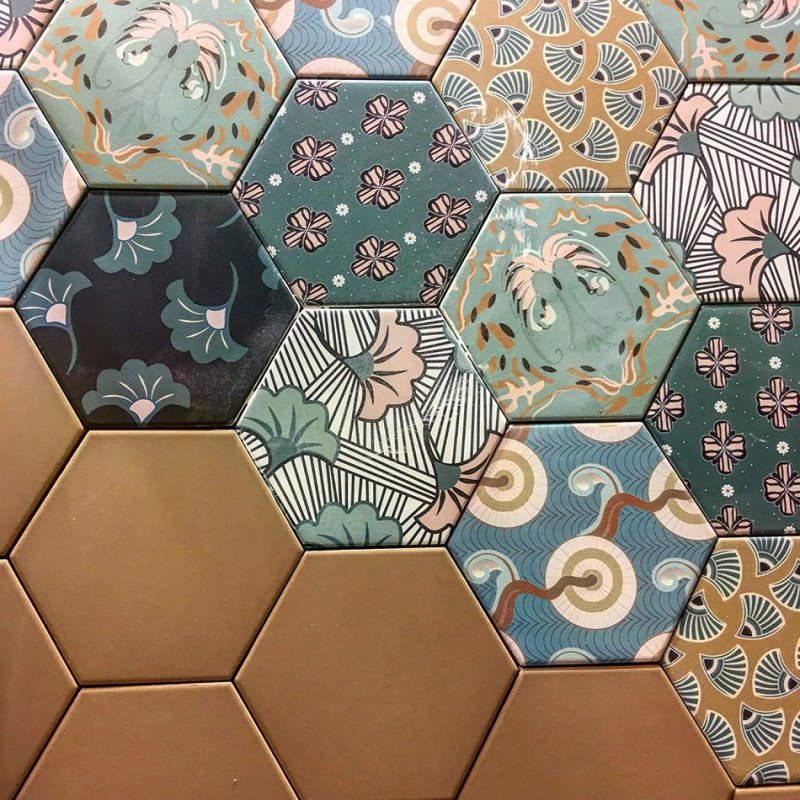Hexagon плитка пэчворк