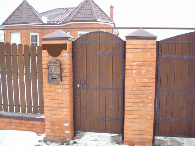 Ворота и калитка для частного дома