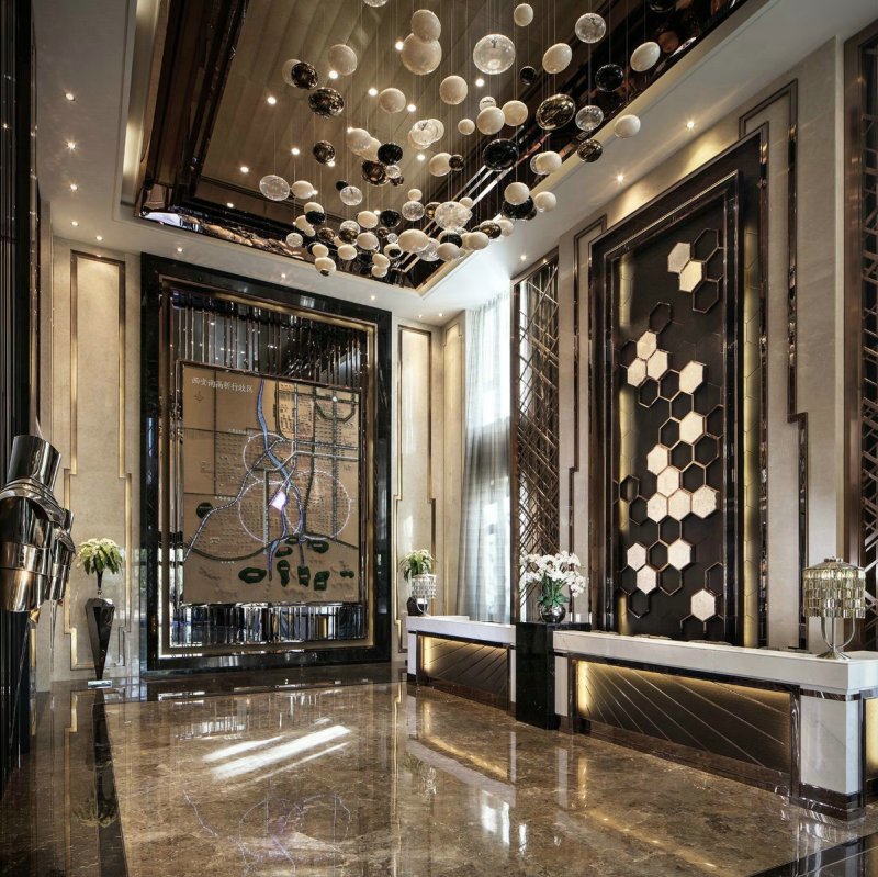 Холл вестибюль luxury