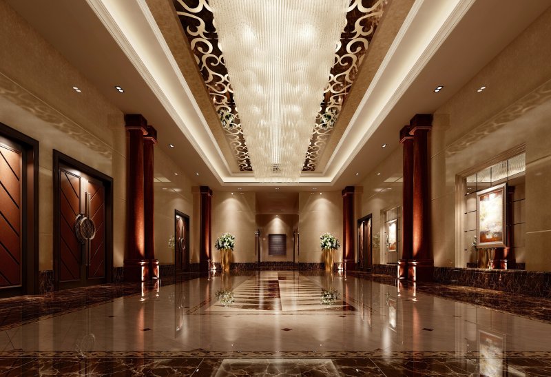 Холл вестибюль luxury