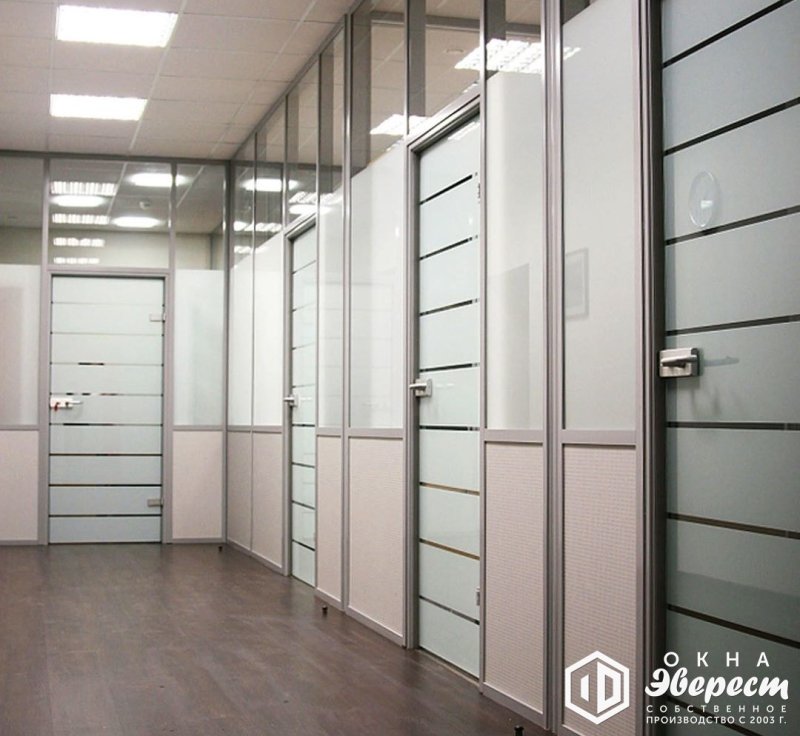 Офисные стеклянные перегородки