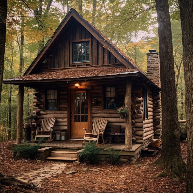 Log cabin home