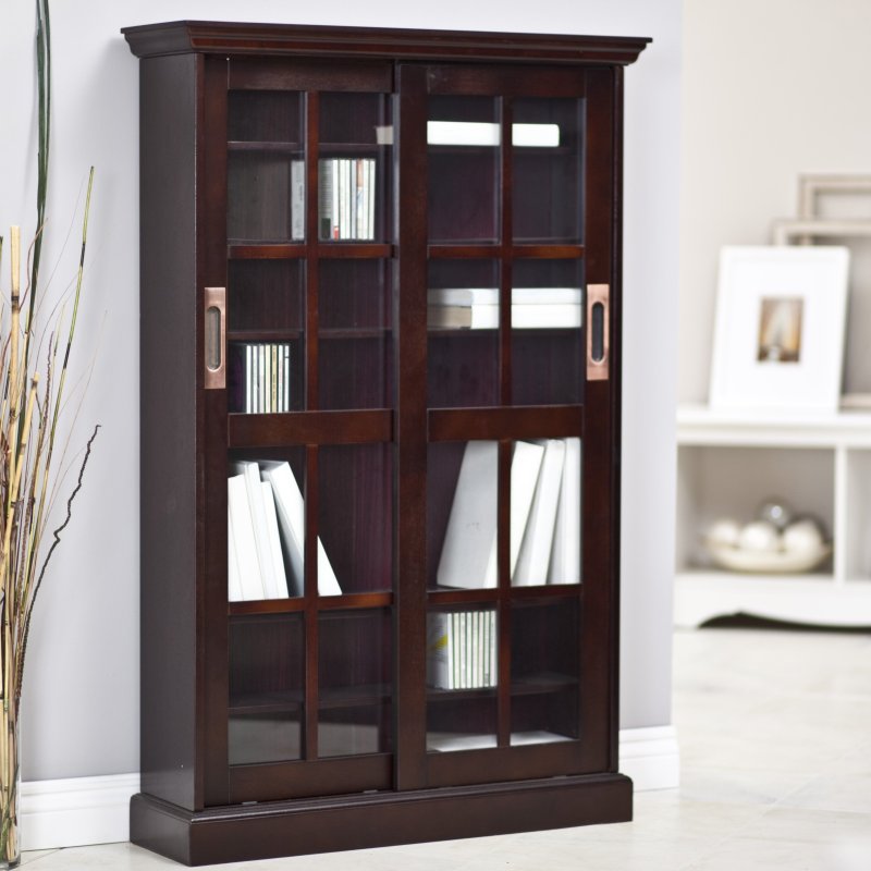 Книжный шкаф glass cabinet