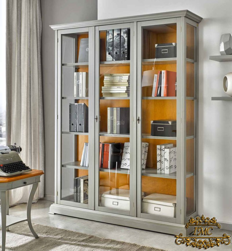 Книжный шкаф glass cabinet