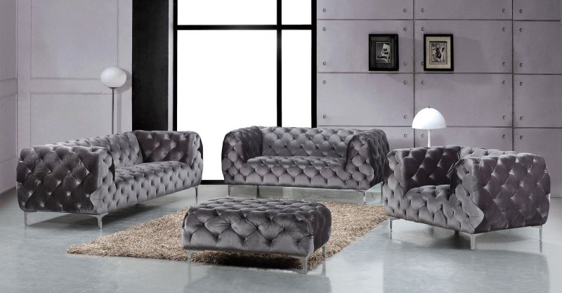 Диван вернон velvet grey