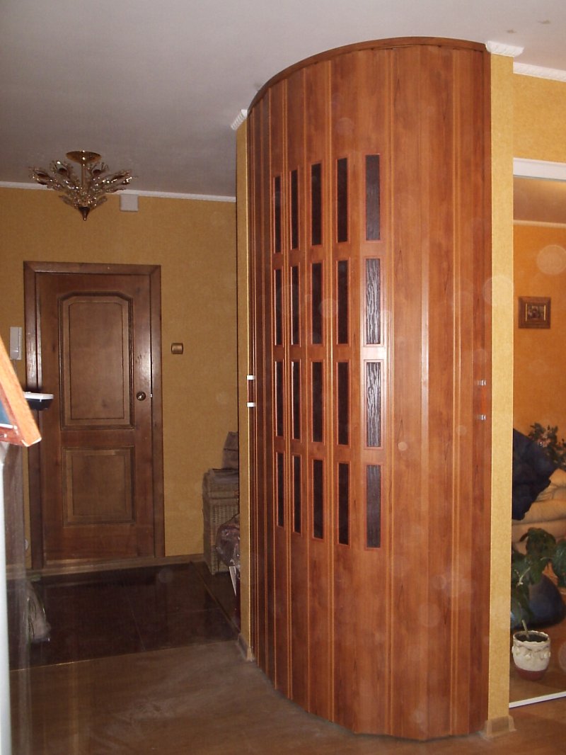 Радиусные перегородки гармошка
