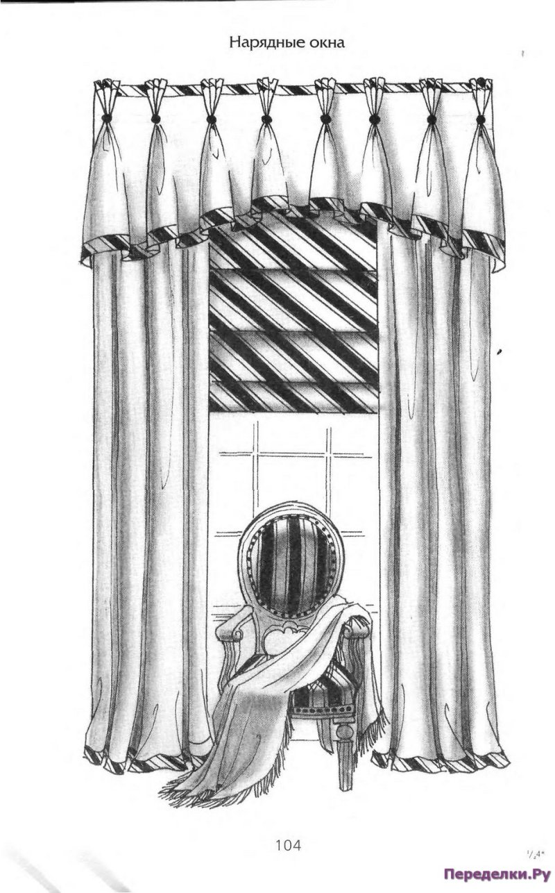 Рисунок штор