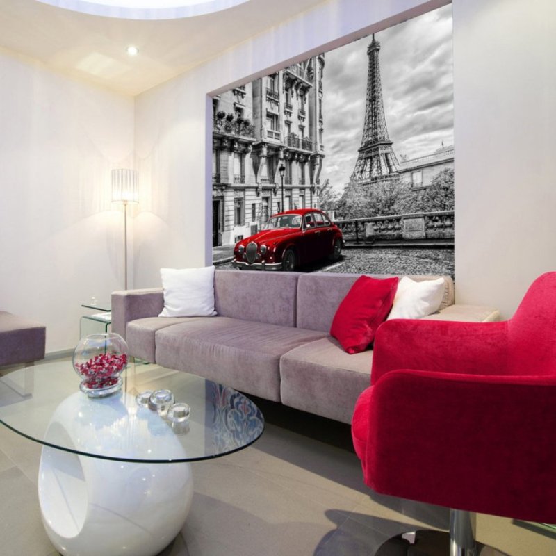 Фотообои в интерьере