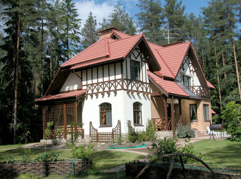 Австрийский фахверк шале