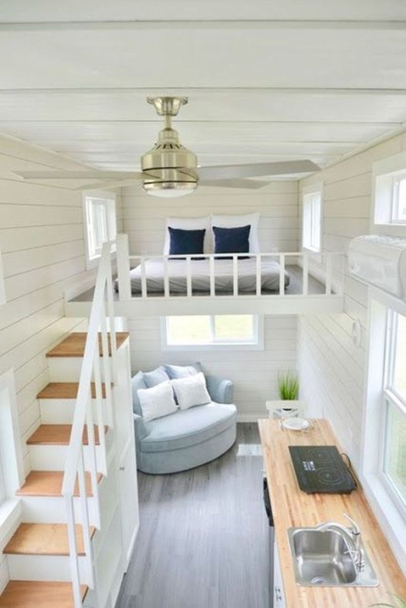 Tiny house с односкатной крышей