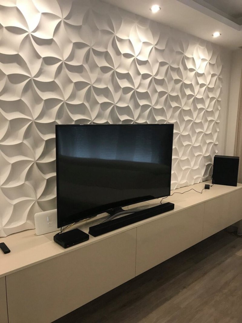 Гипсовая 3d панель омикс