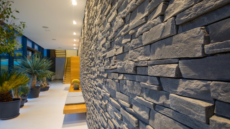 Wall cladding stone