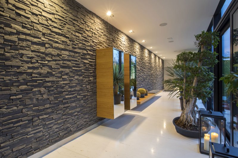 Wall cladding stone