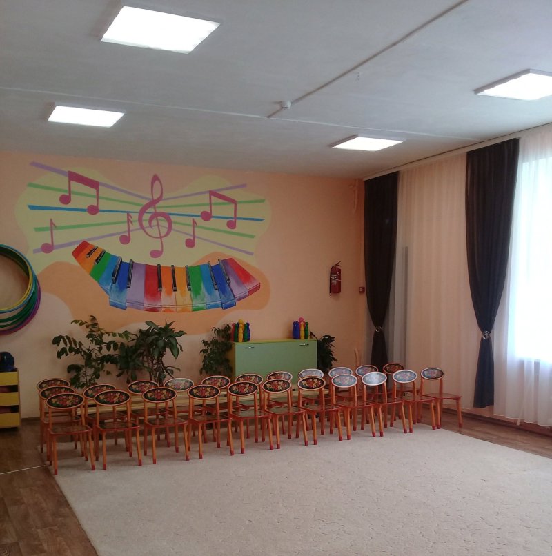 Музыкальный зал в детском саду