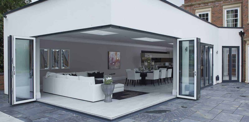 Aluminium patio door