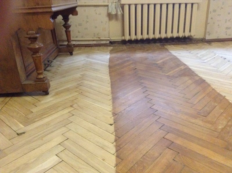 Отциклевать паркет