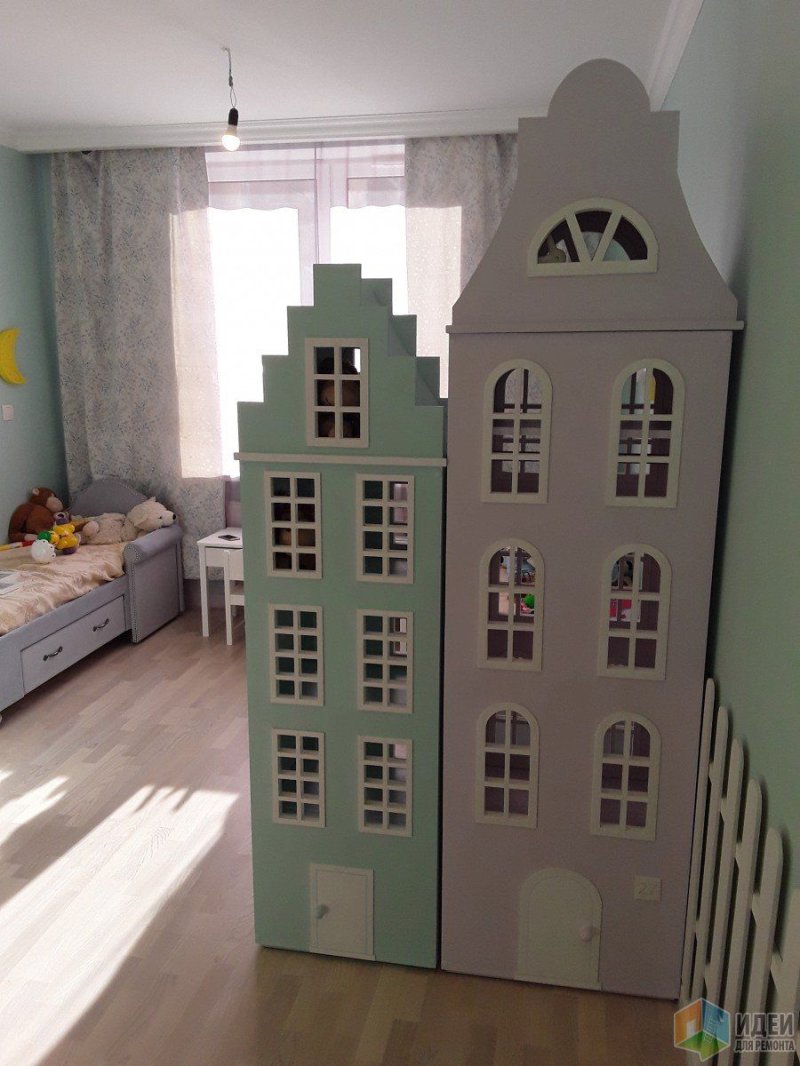 Детский шкаф домик