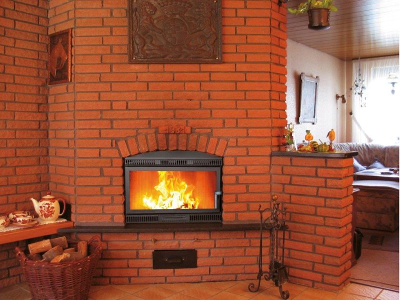 Печи камины из кирпича