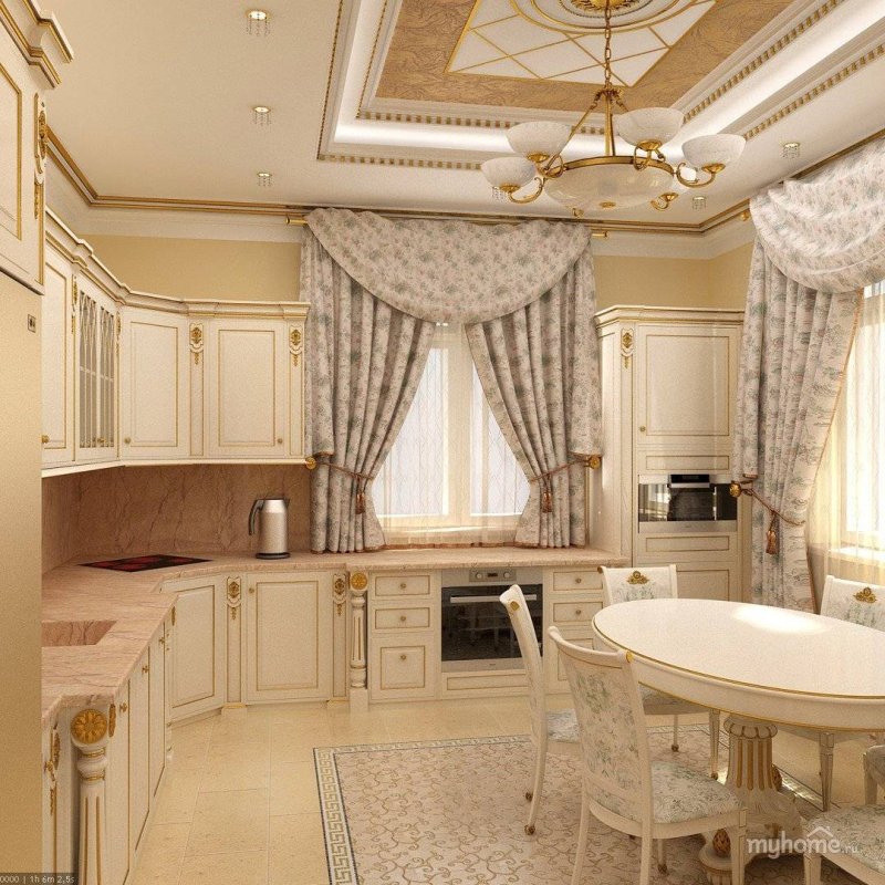 Дизайн кухни в классическом стиле