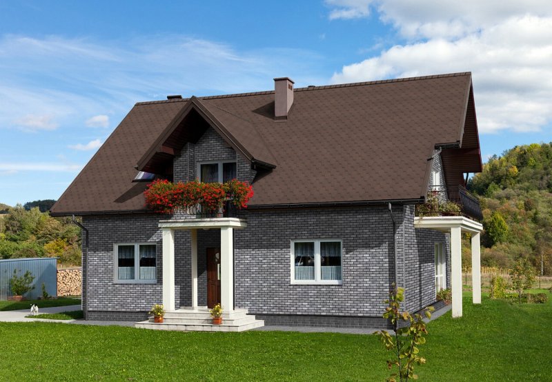 Фасадная плитка технониколь hauberk