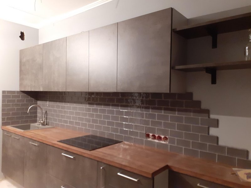 Фартук для кухни из керамогранита